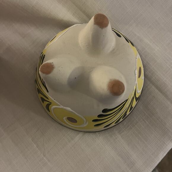 Handmade HandPainted Earthenware molcajete Sandy Texturre Pottery bowls - Picture 3 of 11